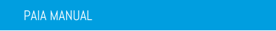 PAIA MANUAL